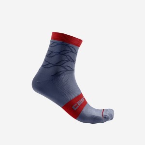 Castelli CLIMBER'S 3.0 12 CM Sokken Dames Blauw | 381024OJW