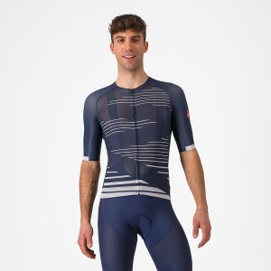 Castelli CLIMBER'S 4.0 Jersey Heren Blauw Zilver Grijs | 735420WTO