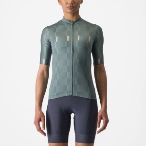 Castelli DIMENSIONE Jersey Dames Turquoise | 923058DMP