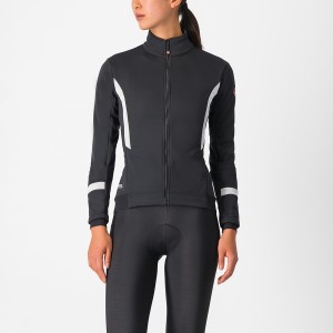 Castelli DINAMICA 2 Jassen Dames Zwart Wit | 850249ZRM