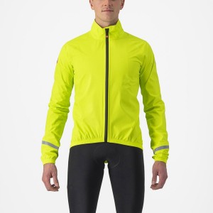 Castelli EMERGENCY 2 RAIN Bescherming Heren Lichtgroen | 973215HVQ