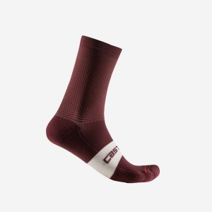 Castelli ESPRESSO 15 Sokken Heren Diepbordeaux | 301598RNW