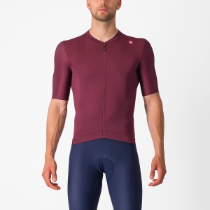 Castelli ESPRESSO Jersey Heren Diepbordeaux Zilver | 271903OTS