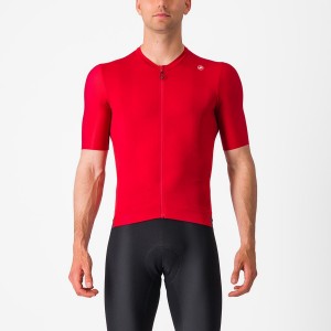 Castelli ESPRESSO Jersey Heren Rood Diepbordeaux | 578460CDF