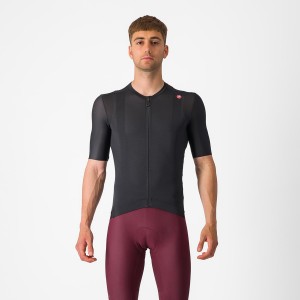 Castelli ESPRESSO Jersey Heren Zwart Donkergrijs | 017438BSL