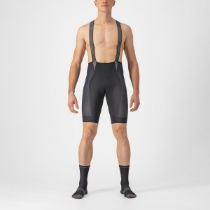 Castelli INSIDER 2 Korte Broek Met Slabbetje Heren Zwart | 691845UFA