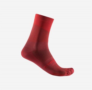 Castelli ORIZZONTE 15 Sokken Heren Rood Rood | 715469MDG