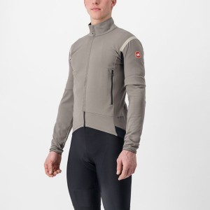 Castelli PERFETTO RoS 2 CONVERTIBLE Jassen Heren Grijs Khaki Grijs | 079623PIB