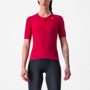 Castelli PREMIO W Jersey Dames Rood | 168230MDB