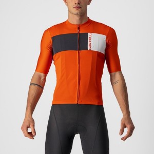 Castelli PROLOGO 7 Jersey Heren Rood Zwart Wit | 631075LKP