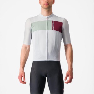 Castelli PROLOGO 7 Jersey Heren Zilver Grijs Groen | 264701WGX