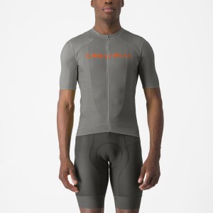 Castelli PROLOGO LITE Jersey Heren Grijs Oranje | 124063DJU