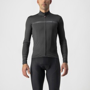 Castelli PRO THERMAL MID LS Jersey Heren Donkergrijs | 204538ALM