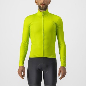 Castelli PRO THERMAL MID LS Jersey Heren Lichtgroen | 924870AOP