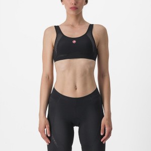 Castelli ROSSO CORSA BRA Basislaag Dames Zwart | 583274SFD