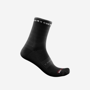 Castelli ROSSO CORSA W 11 Sokken Dames Zwart | 192740GQF