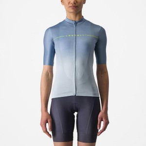 Castelli SALITA Jersey Dames Grijs Blauw Blauw | 753289HYZ