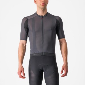 Castelli SUPERLEGGERA 3 Jersey Heren Donkergrijs | 953186BVX