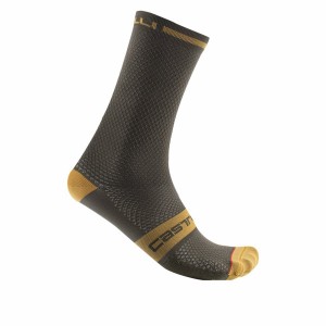 Castelli SUPERLEGGERA T 18 Sokken Heren Diepgroen | 936457VPH