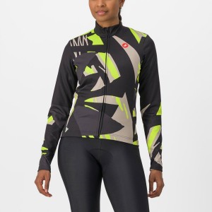 Castelli TROPICALE LS Jersey Dames Zwart | 647389GAL