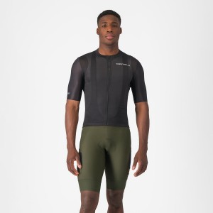 Castelli UNLIMITED CARGO Korte Broek Met Slabbetje Heren Diepgroen | 401682BEG