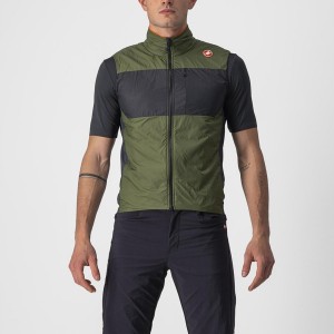 Castelli UNLIMITED PUFFY Vest Heren Lichtgroen Donkergrijs | 250438PYA