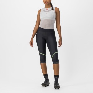 Castelli VELOCISSIMA THERMAL KNICKER Leggings Dames Zwart Mintgroen Zwart | 879263LSW