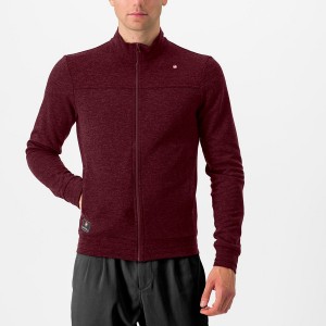 Castelli VIGORELLI TRACK Casual Heren Diepbordeaux | 782063LCI