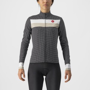 Castelli VOLARE LS Jersey Dames Zwart Wit | 681750SLR