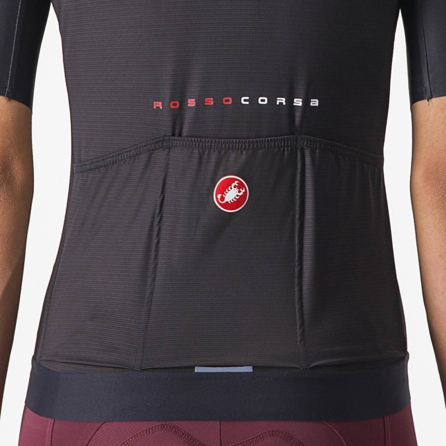 Castelli AERO PRO 7.0 W Jersey Dames Zwart | 720136SER