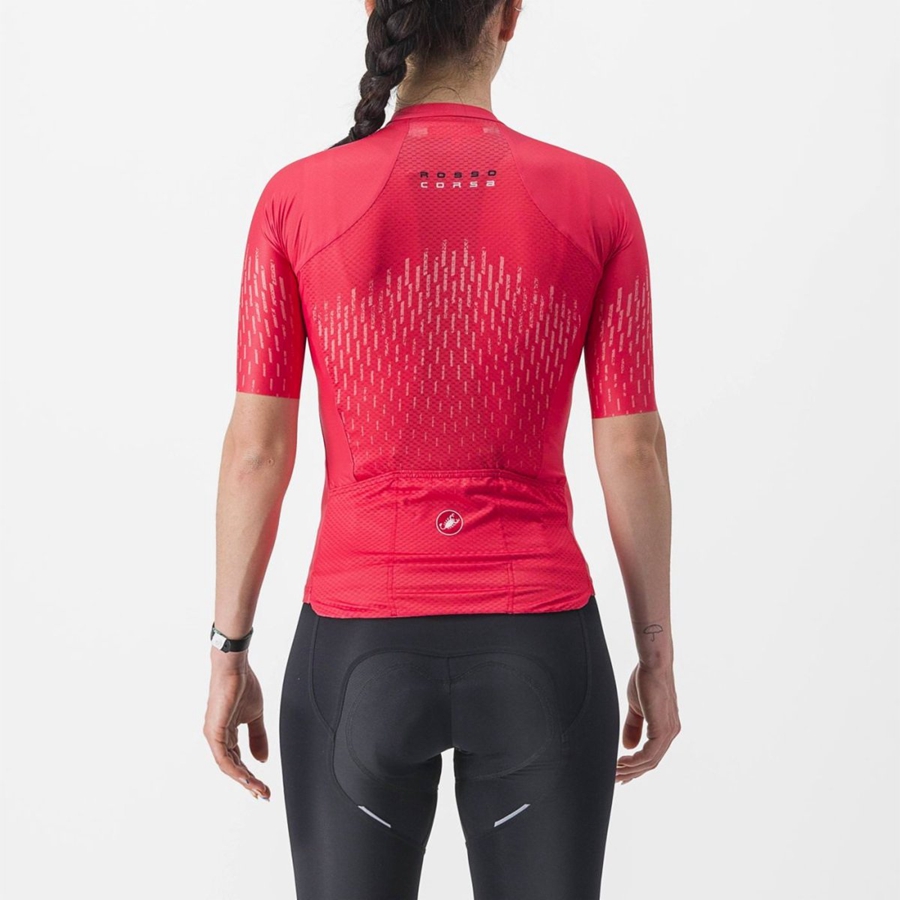 Castelli AERO PRO W Jersey Dames Rood | 978426FPS