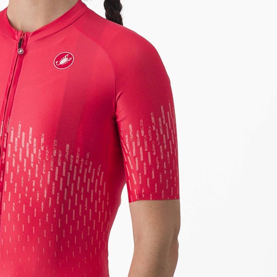 Castelli AERO PRO W Jersey Dames Rood | 978426FPS