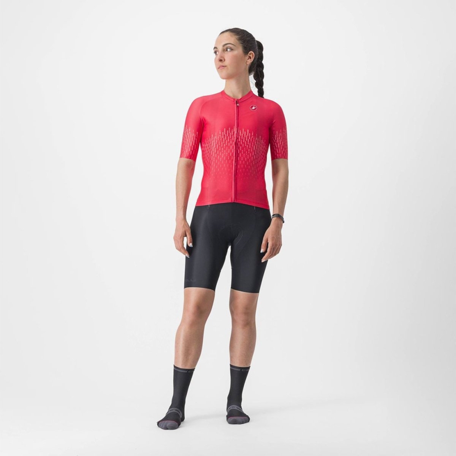 Castelli AERO PRO W Jersey Dames Rood | 978426FPS