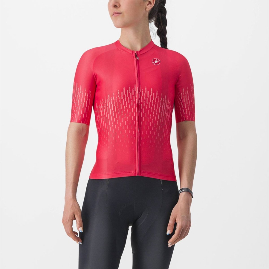 Castelli AERO PRO W Jersey Dames Rood | 978426FPS