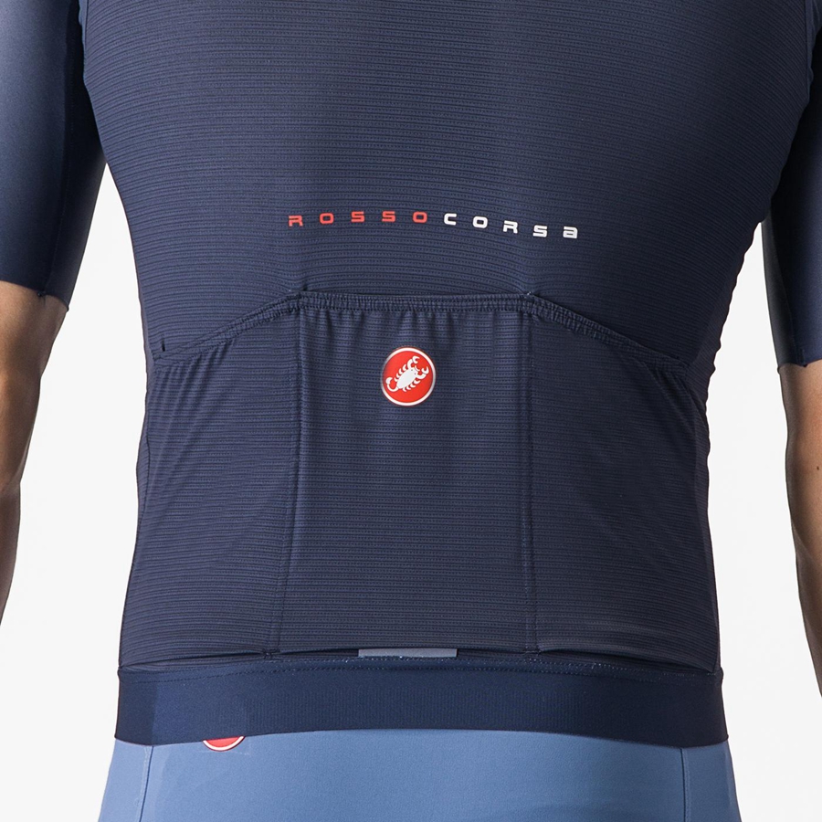 Castelli AERO RACE 7.0 Jersey Heren Blauw | 986021RGO