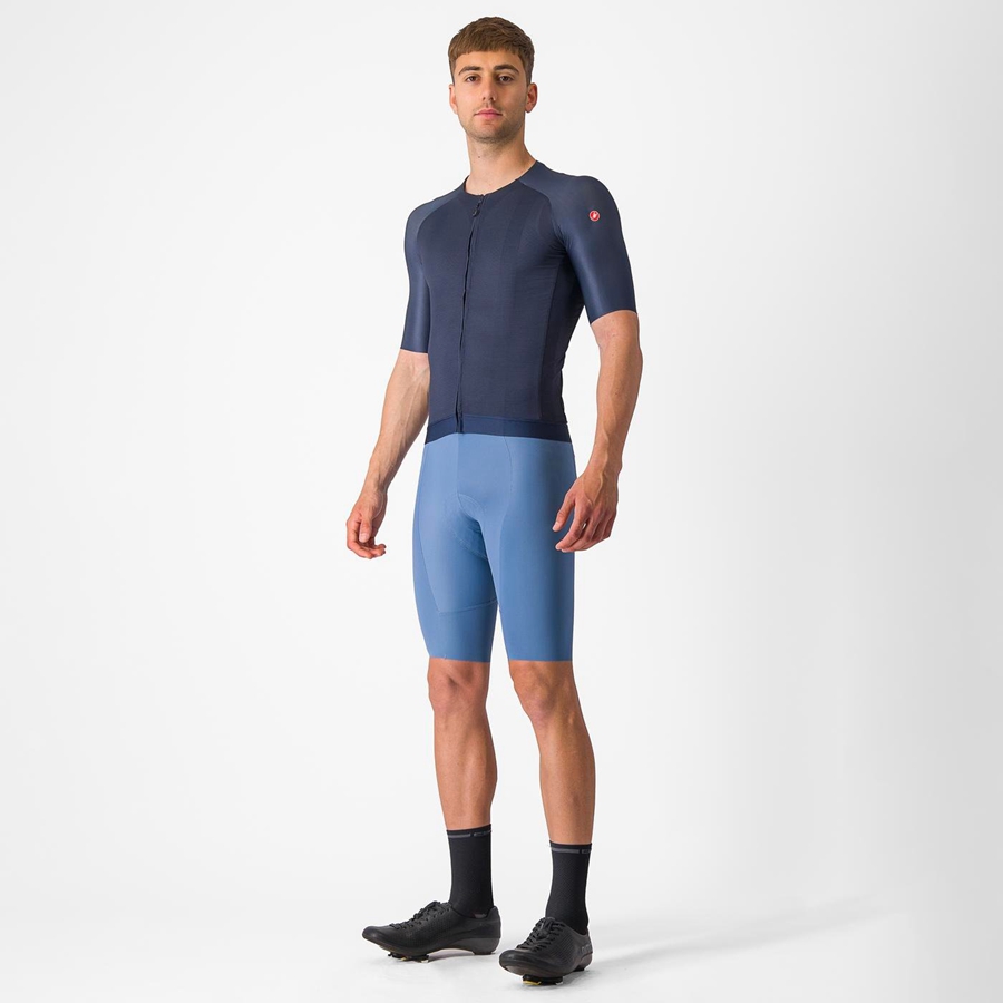 Castelli AERO RACE 7.0 Jersey Heren Blauw | 986021RGO