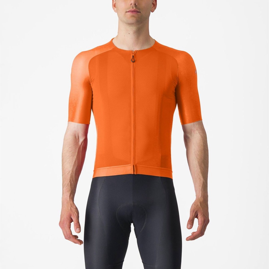 Castelli AERO RACE 7.0 Jersey Heren Oranje | 981504WFG