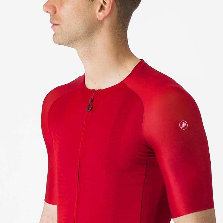 Castelli AERO RACE 7.0 Jersey Heren Rood | 739645JBT