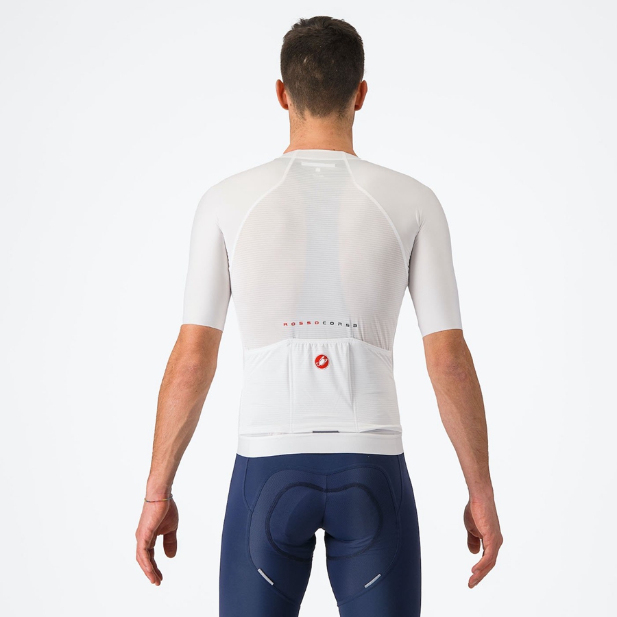 Castelli AERO RACE 7.0 Jersey Heren Wit | 180279IXP