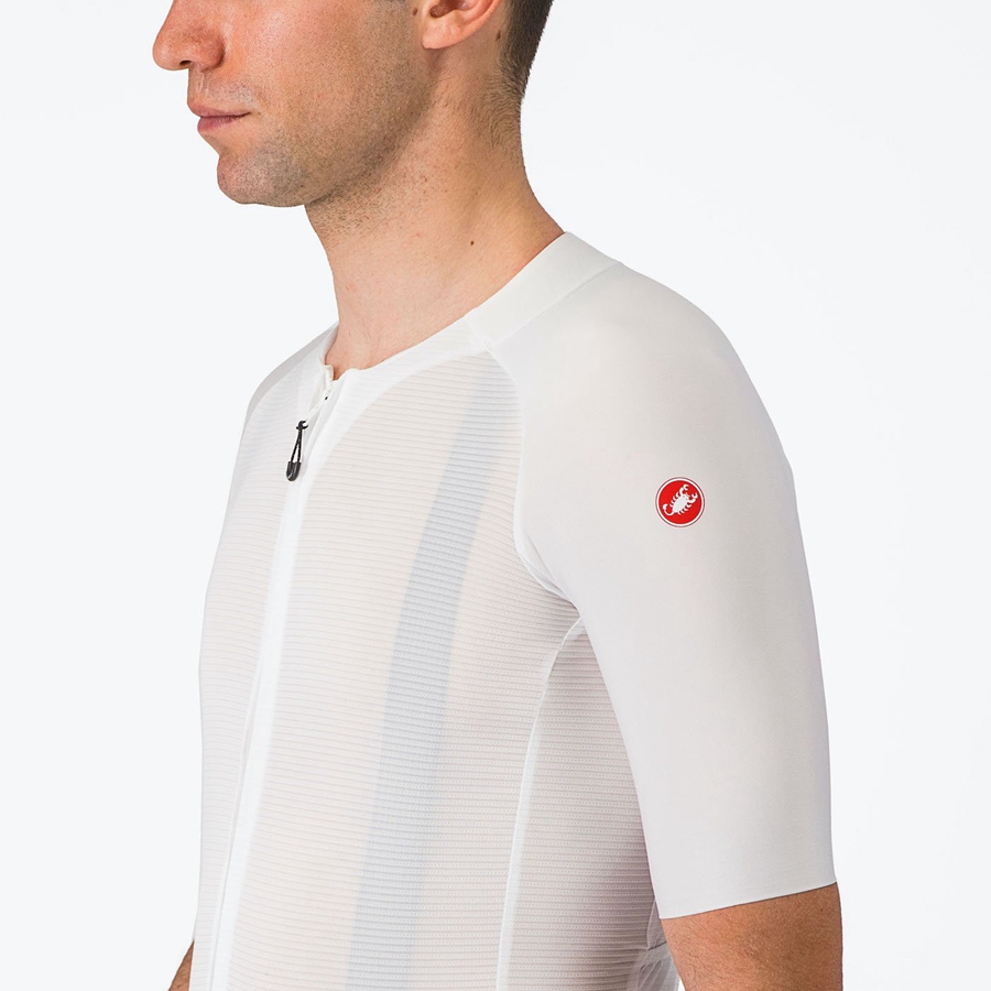 Castelli AERO RACE 7.0 Jersey Heren Wit | 180279IXP