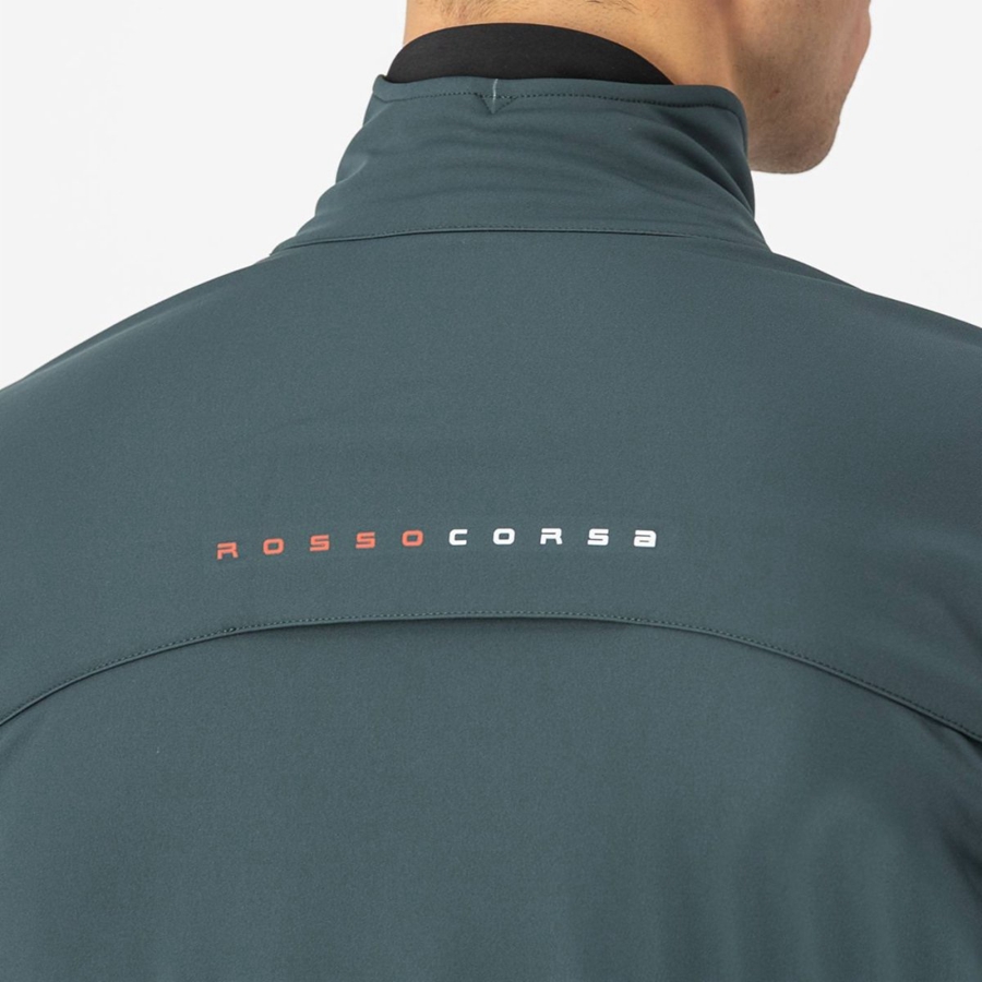 Castelli ALPHA DOPPIO ROS Jassen Heren Groen Zwart | 246305KLX