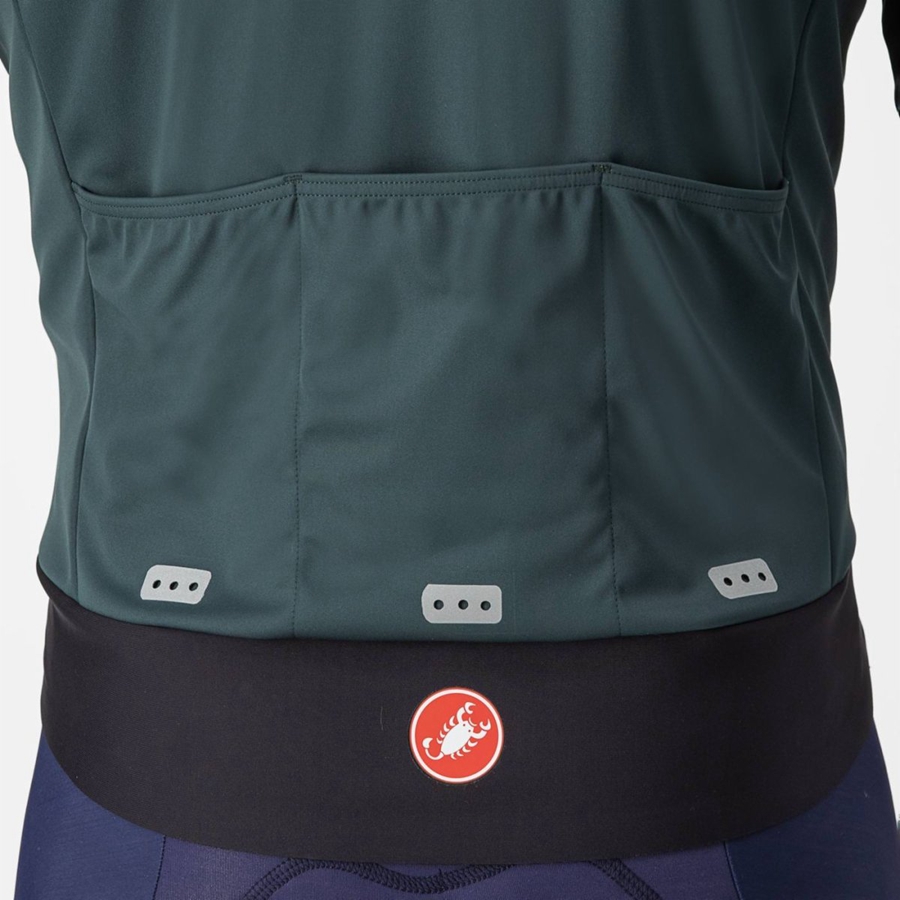 Castelli ALPHA DOPPIO ROS Jassen Heren Groen Zwart | 246305KLX