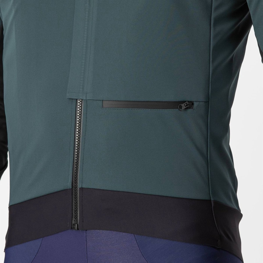 Castelli ALPHA DOPPIO ROS Jassen Heren Groen Zwart | 246305KLX