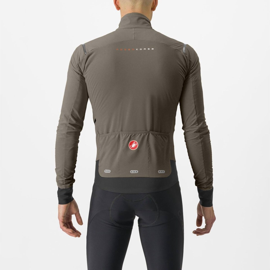 Castelli ALPHA FLIGHT ROS Jassen Heren Zilver Grijs | 143690DLA