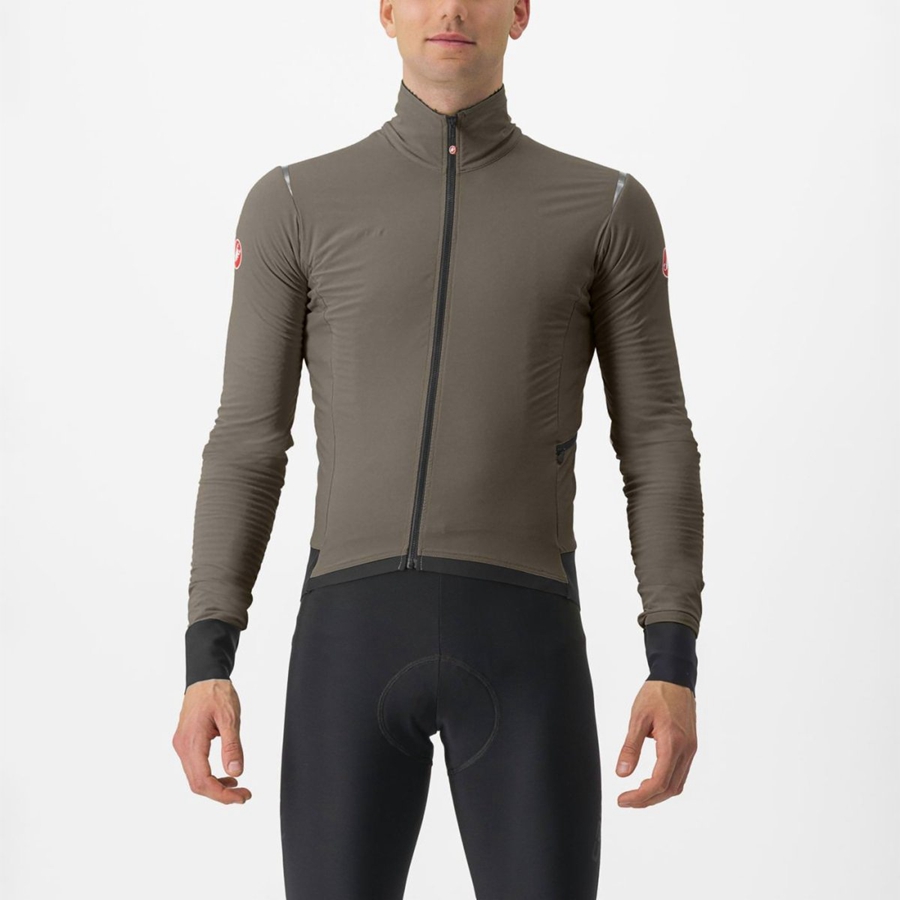 Castelli ALPHA FLIGHT ROS Jassen Heren Zilver Grijs | 143690DLA