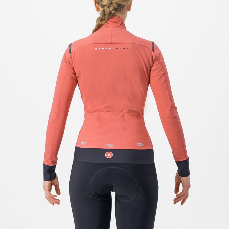 Castelli ALPHA FLIGHT ROS W Jassen Dames Rood Zwart Zwart | 453917AJW