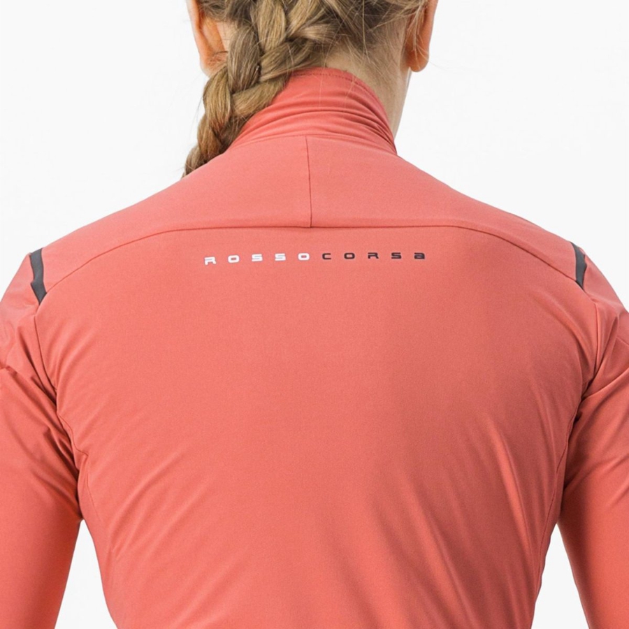 Castelli ALPHA FLIGHT ROS W Jassen Dames Rood Zwart Zwart | 453917AJW