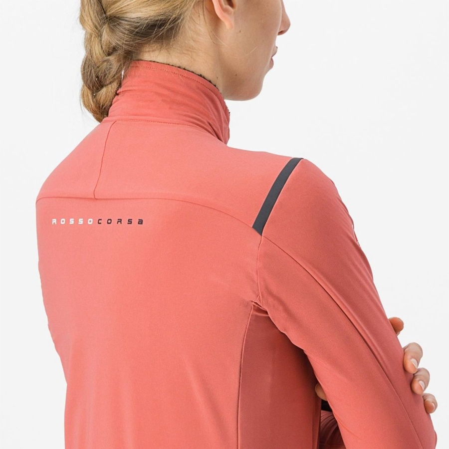 Castelli ALPHA FLIGHT ROS W Jassen Dames Rood Zwart Zwart | 453917AJW