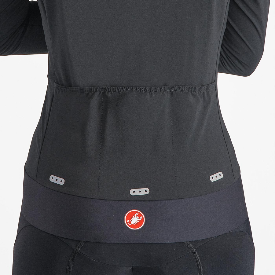 Castelli ALPHA FLIGHT ROS W Jassen Dames Zwart Zwart | 856024VGK