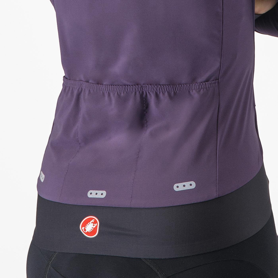 Castelli ALPHA FLIGHT ROS W Jassen Dames Paars | 024385QMJ